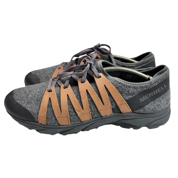 Merrell Women’s  Riveter Gray and Tan Sneakers Sz 8.5 - Picture 3 of 10